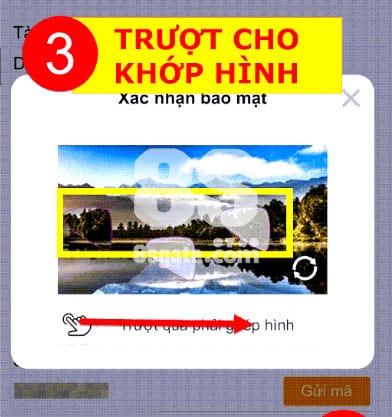 xác minh bảo mật không phải robot khi đăng ký 8s trên mobile